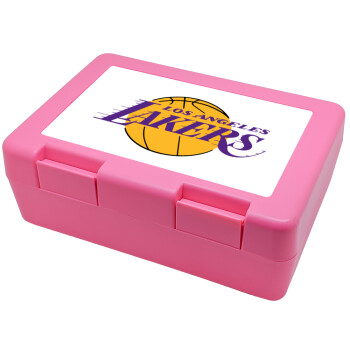 Lakers, Children's cookie container PINK 185x128x65mm (BPA free plastic)