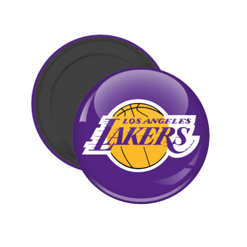 Lakers, Μαγνητάκι ψυγείου στρογγυλό διάστασης 5cm