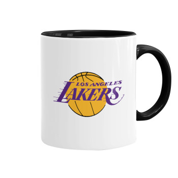 Lakers, Mug colored black, ceramic, 330ml