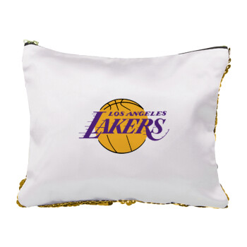 Lakers, Τσαντάκι νεσεσέρ με πούλιες (Sequin) Χρυσό