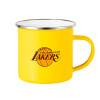 Yellow Enamel Metallic Cup 360ml