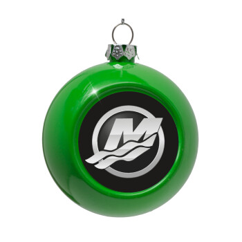 Mercury, Green Christmas tree ornament bauble 8cm