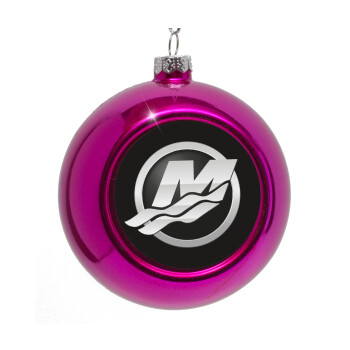 Mercury, Purple Christmas tree ornament bauble 8cm