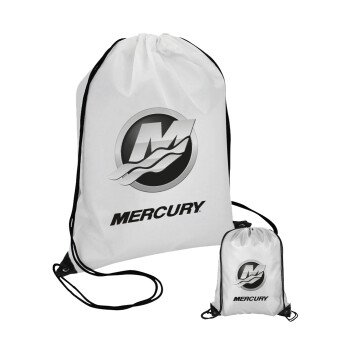 Mercury, Τσάντα πουγκί με μαύρα κορδόνια (1 τεμάχιο)