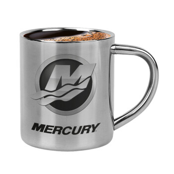 Mercury, Κουπάκι μεταλλικό διπλού τοιχώματος για espresso (220ml)