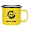 Metallic enamel MATT Yellow cup 360ml