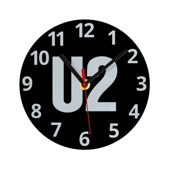 U2 , Ρολόι τοίχου γυάλινο (20cm)