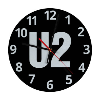 U2 , Ρολόι τοίχου γυάλινο (30cm)
