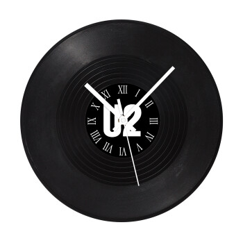 U2 , Ρολόι τοίχου Βινύλιο (30cm)