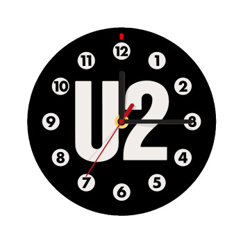 U2 , Wooden wall clock (20cm)