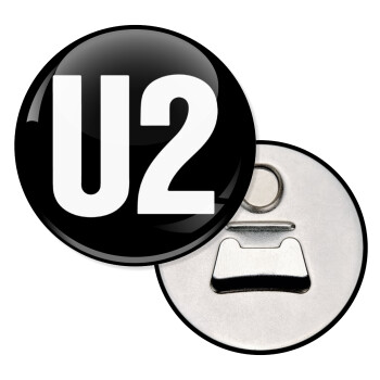 U2 , Μαγνητάκι και ανοιχτήρι μπύρας στρογγυλό διάστασης 5,9cm