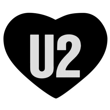 U2 , Mousepad heart 23x20cm
