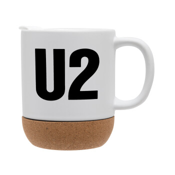 U2 , Ceramic coffee mug Cork (MAT), 330ml (1pcs)