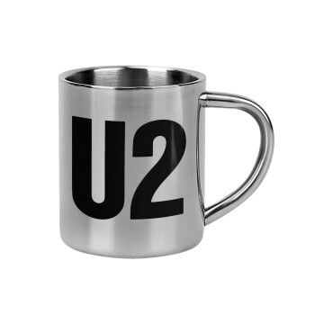 U2 , Mug Stainless steel double wall 300ml