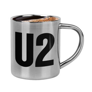 U2 , Κουπάκι μεταλλικό διπλού τοιχώματος για espresso (220ml)