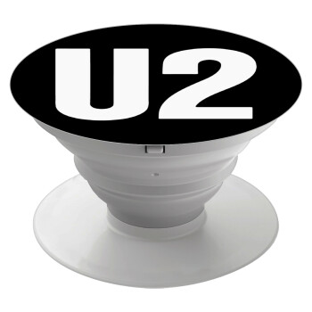 U2 , Phone Holders Stand  White Hand-held Mobile Phone Holder