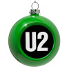 Green Christmas tree ornament bauble 8cm