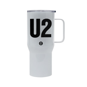 U2 , Mega Stainless steel Tumbler with lid, double wall 750L