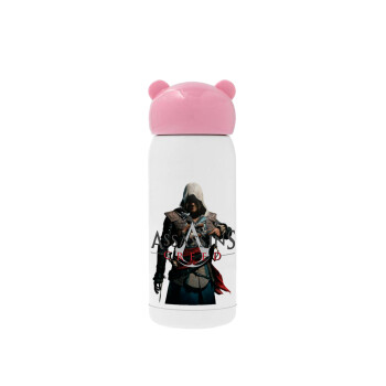 Assassin's Creed, Ροζ ανοξείδωτο παγούρι θερμό (Stainless steel), 320ml
