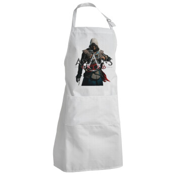 Assassin's Creed, Adult Chef Apron (with sliders and 2 pockets)