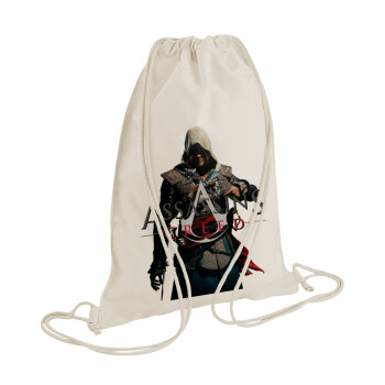 Assassin's Creed, Backpack bag GYMBAG natural (28x40cm)