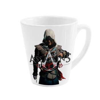 Assassin's Creed, Κούπα κωνική Latte Λευκή, κεραμική, 300ml