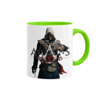 Assassin's Creed, Mug colored light green, ceramic, 330ml