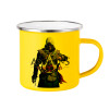 Yellow Enamel Metallic Cup 360ml