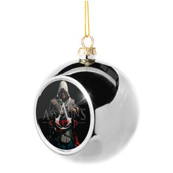 Assassin's Creed, Silver 8cm Christmas tree ball ornament