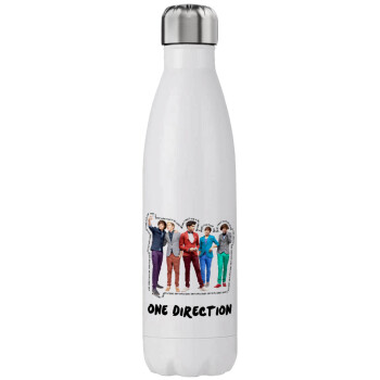 One Direction , Μεταλλικό παγούρι θερμός (Stainless steel), διπλού τοιχώματος, 750ml