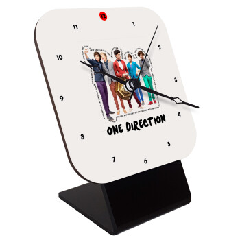 One Direction , Quartz Wooden table clock with hands (10cm)