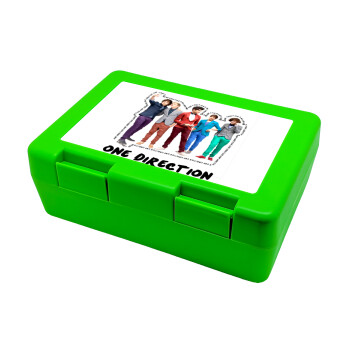 One Direction , Children's cookie container GREEN 185x128x65mm (BPA free plastic)