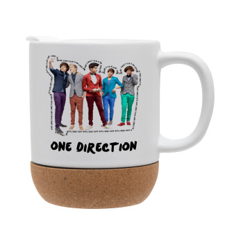 One Direction , Ceramic coffee mug Cork (MAT), 330ml (1pcs)