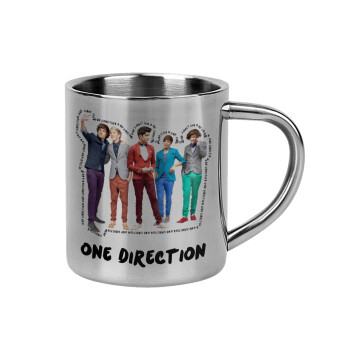 One Direction , Mug Stainless steel double wall 300ml