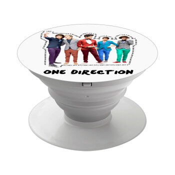 One Direction , Phone Holders Stand  White Hand-held Mobile Phone Holder