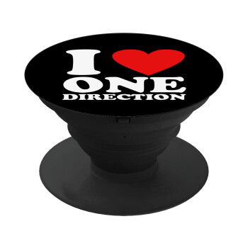 I Love, One Direction, Phone Holders Stand  Black Hand-held Mobile Phone Holder
