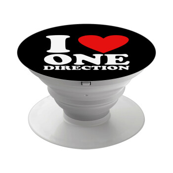 I Love, One Direction, Phone Holders Stand  White Hand-held Mobile Phone Holder