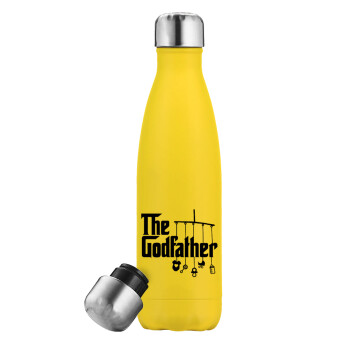 The Godfather baby, Yellow Stainless Steel Metallic Thermos, double-walled, 500ml