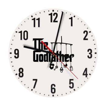 The Godfather baby, Ρολόι τοίχου ξύλινο (30cm)