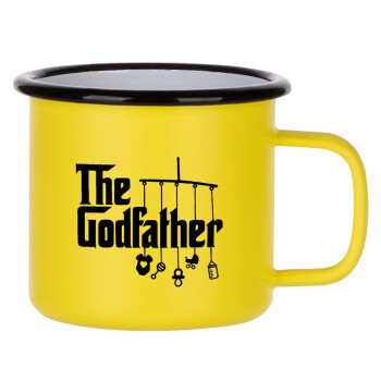 The Godfather baby, Metallic enamel MATT Yellow cup 360ml