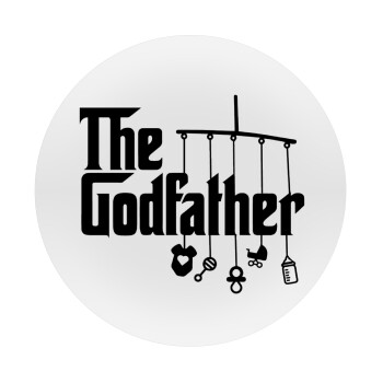 The Godfather baby, Mousepad Round 20cm