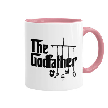 The Godfather baby, Κούπα χρωματιστή ροζ, κεραμική, 330ml