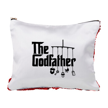 The Godfather baby, Red sequin cosmetic bag