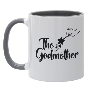 Fairy God Mother, Mug colored grey, ceramic, 330ml