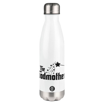 Fairy GodMother, Metal mug thermos White (Stainless steel), double wall, 500ml