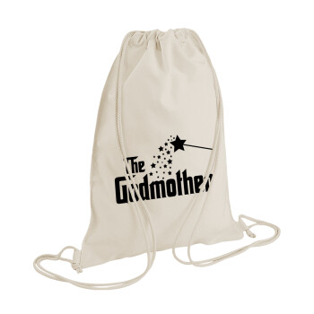 Fairy GodMother, Backpack bag GYMBAG natural (28x40cm)