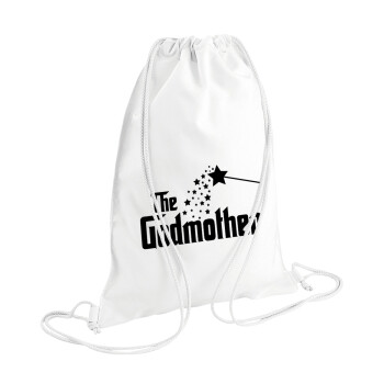 Fairy GodMother, Backpack pouch GYMBAG white (28x40cm)