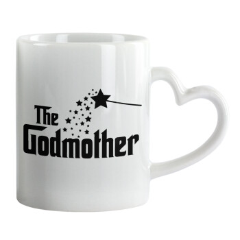 Fairy GodMother, Mug heart handle, ceramic, 330ml