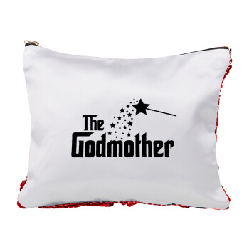 Fairy GodMother, Red sequin cosmetic bag