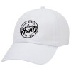 Adult Baseball Cap White 5-panel (POLYESTER, ADULT, UNISEX, ONE SIZE)